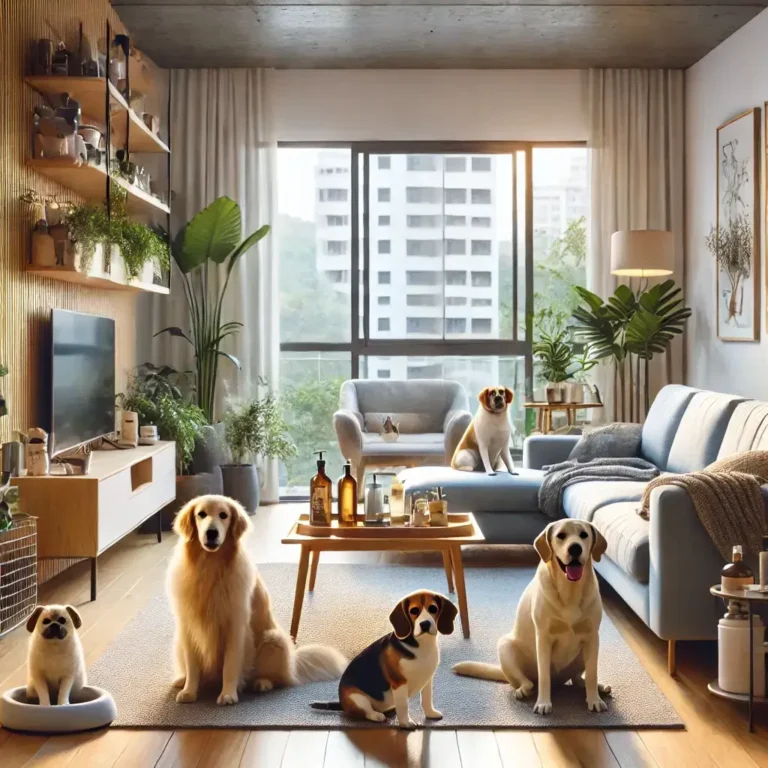 Estratégias para evitar odores persistentes em apartamentos com múltiplos cães