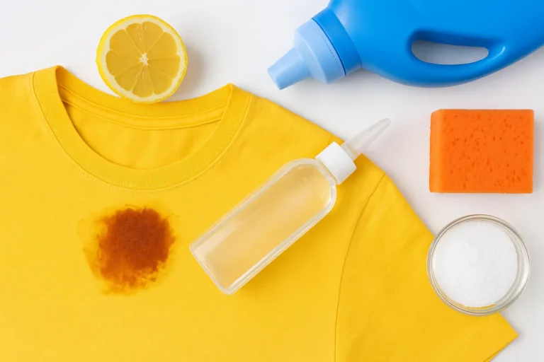 como tirar ferrugem de roupa